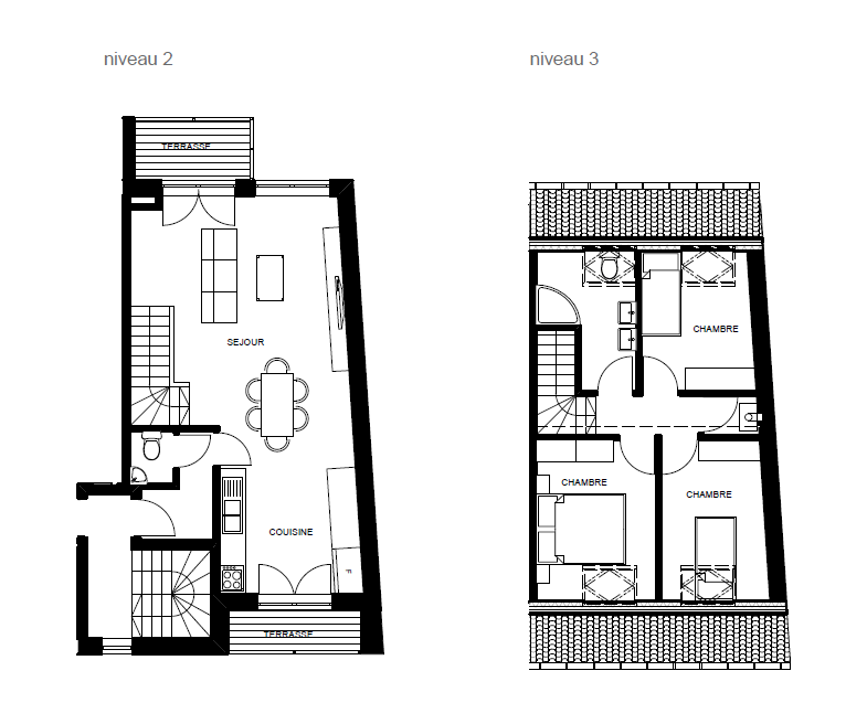 dour a vendre appartement duplex
